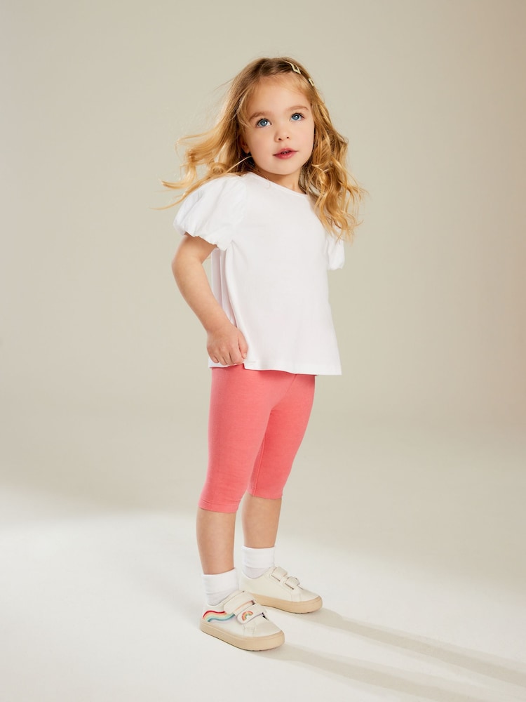 White Standard Fit (F) Rainbow Touch Fasten Trainers - Image 1 of 10