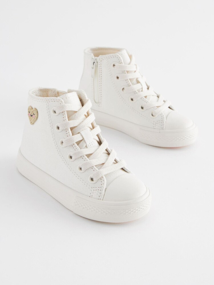 Weiß - Turnschuh mit hohem Schaft - Bild 1 von 5