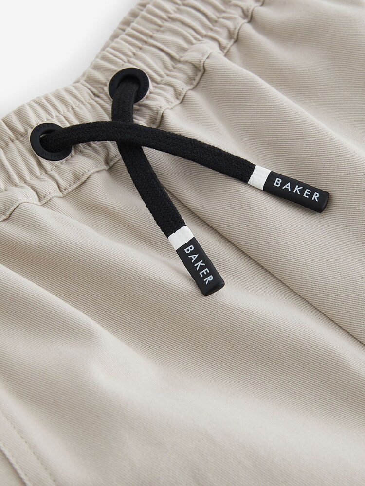 Baker by Ted Baker Stone Cargo Shorts - Image 10 of 10 Baker by Ted Baker Stone Cargo Shorts - Image 10 of 10