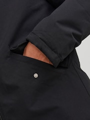 JACK & JONES Black Parka Coat - Image 6 of 7
