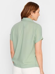 Long Tall Sally Green Pocket Utility Shirt - Image 2 of 4