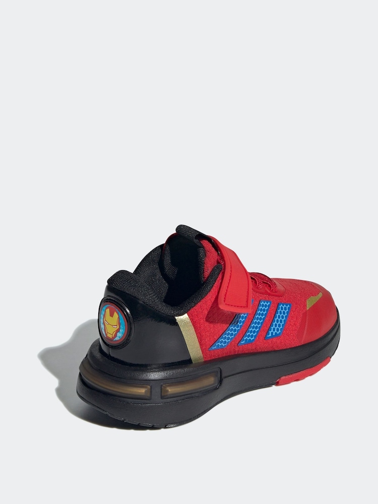 adidas Red Kids Marvel's Iron Man Racer Shoes - Image 4 of 9