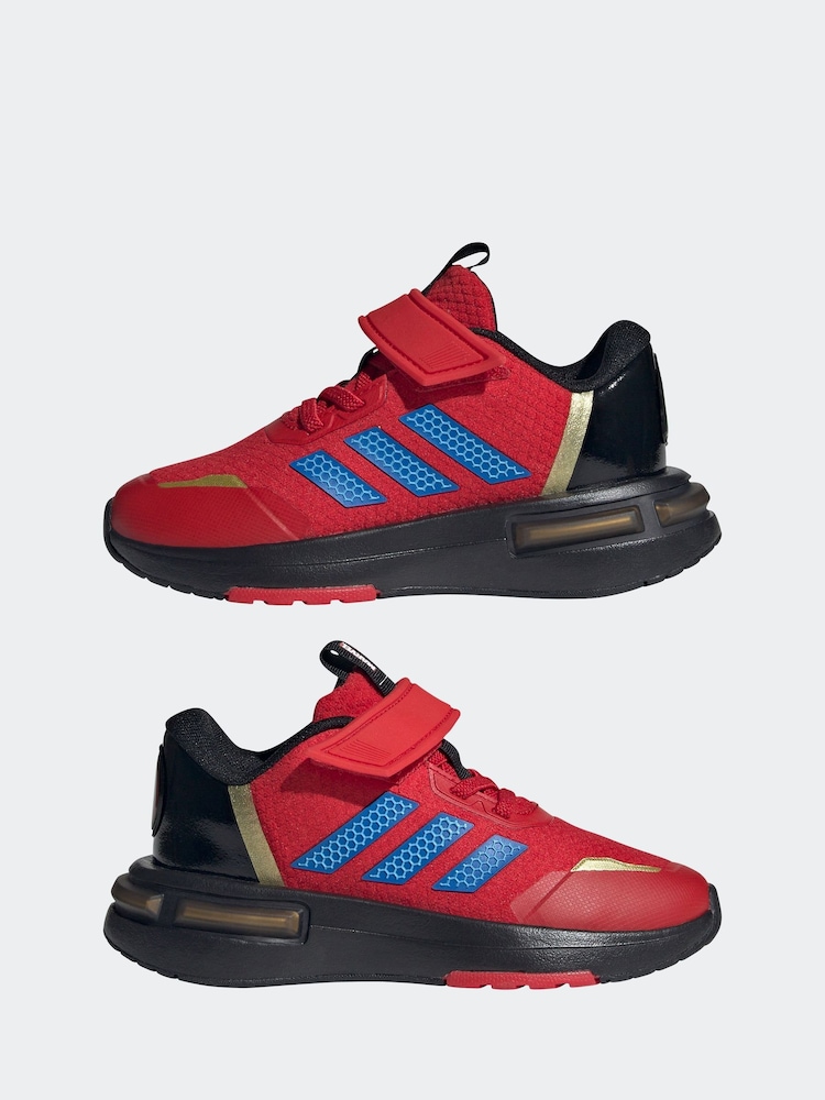 adidas Red Kids Marvel's Iron Man Racer Shoes - Image 5 of 9