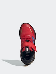 adidas Red Kids Marvel's Iron Man Racer Shoes - Image 6 of 9