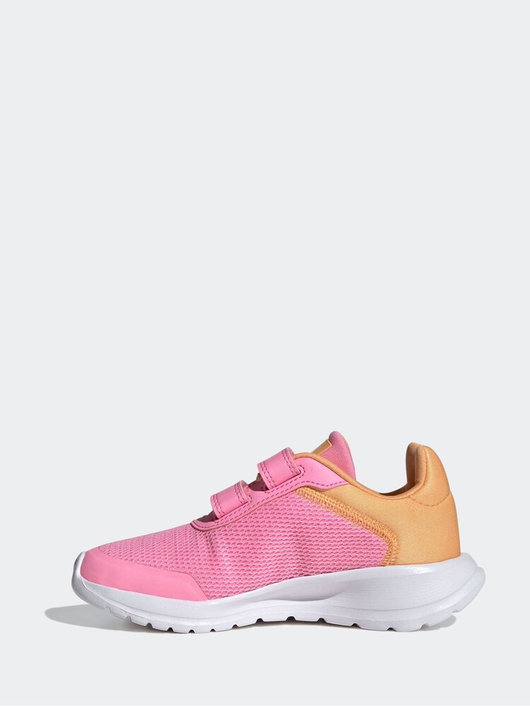 adidas Pink/Orange Kids Sportswear Tensaur Run Trainers - Image 2 of 8