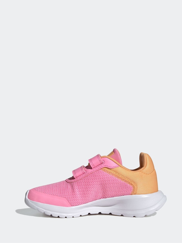 adidas Pink/Orange Kids Sportswear Tensaur Run Trainers - Image 2 of 8 adidas Pink/Orange Kids Sportswear Tensaur Run Trainers - Image 2 of 8