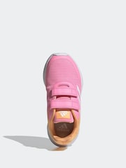 adidas Pink/Orange Kids Sportswear Tensaur Run Trainers - Image 5 of 8