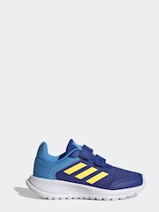 adidas Blue/Yellow Kids Sportswear Tensaur Run Trainers - Image 1 of 8