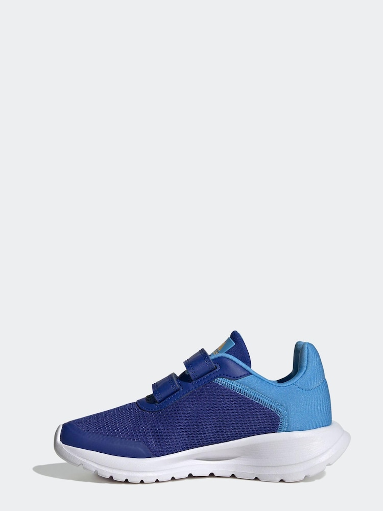 adidas Blue/Yellow Kids Sportswear Tensaur Run Trainers - Image 2 of 8
