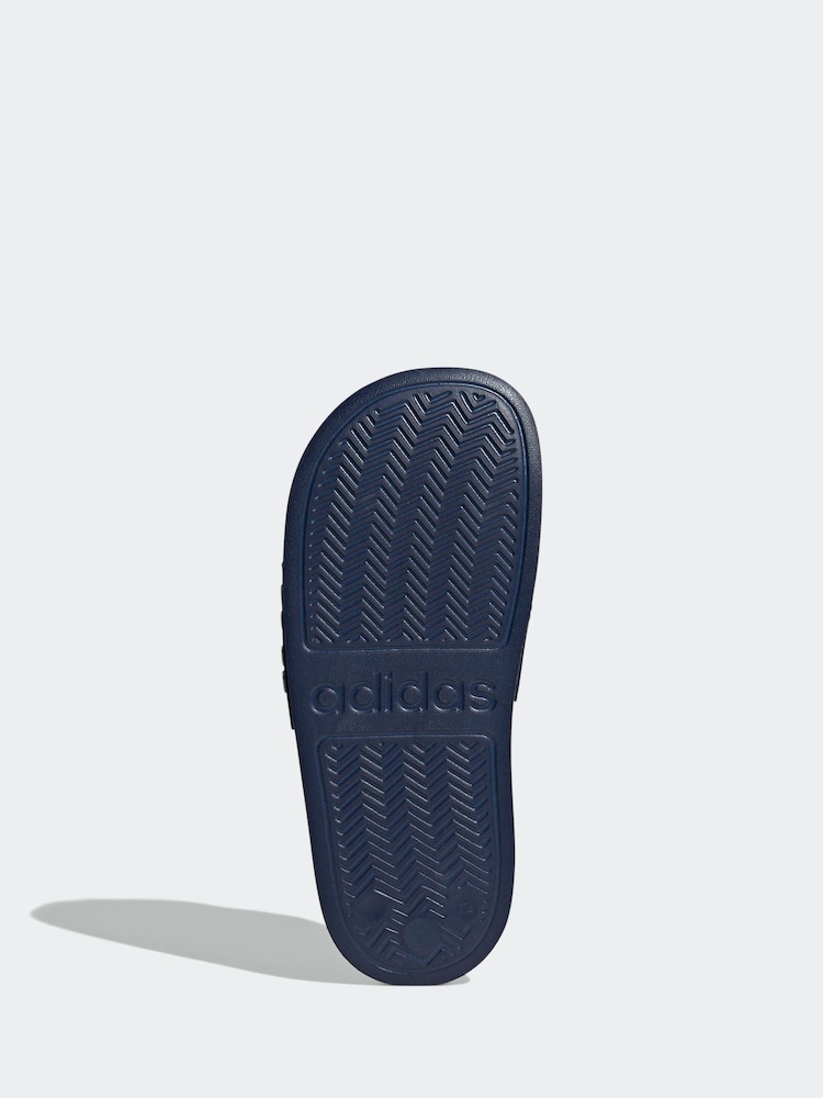 Bleumarin albastru - Șlapi pentru tineri adidas Adilette - Image 7 of 9