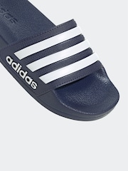 adidas Navy Blue Kids Adilette Youth Sliders - Image 8 of 9