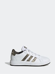 adidas White Sportswear Grand Court 2.0 Trainers - Image 1 of 9