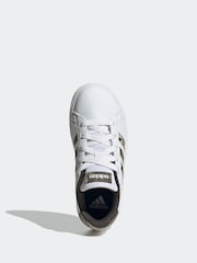 adidas White Sportswear Grand Court 2.0 Trainers - Image 6 of 9