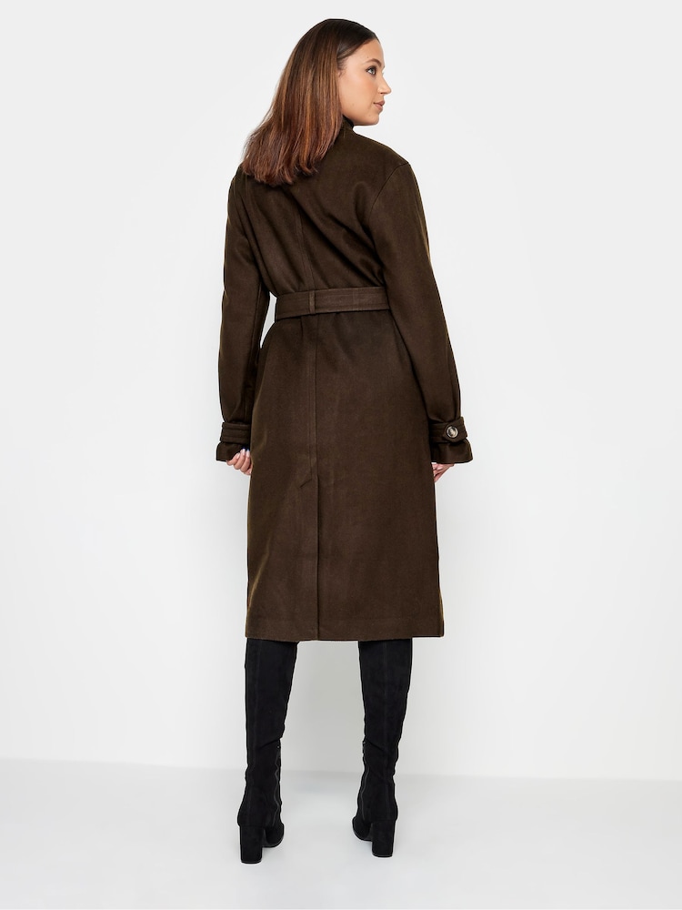 Long Tall Sally Brown Formal Trench Coat - Image 2 of 5