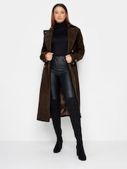 Long Tall Sally Brown Formal Trench Coat - Image 3 of 5
