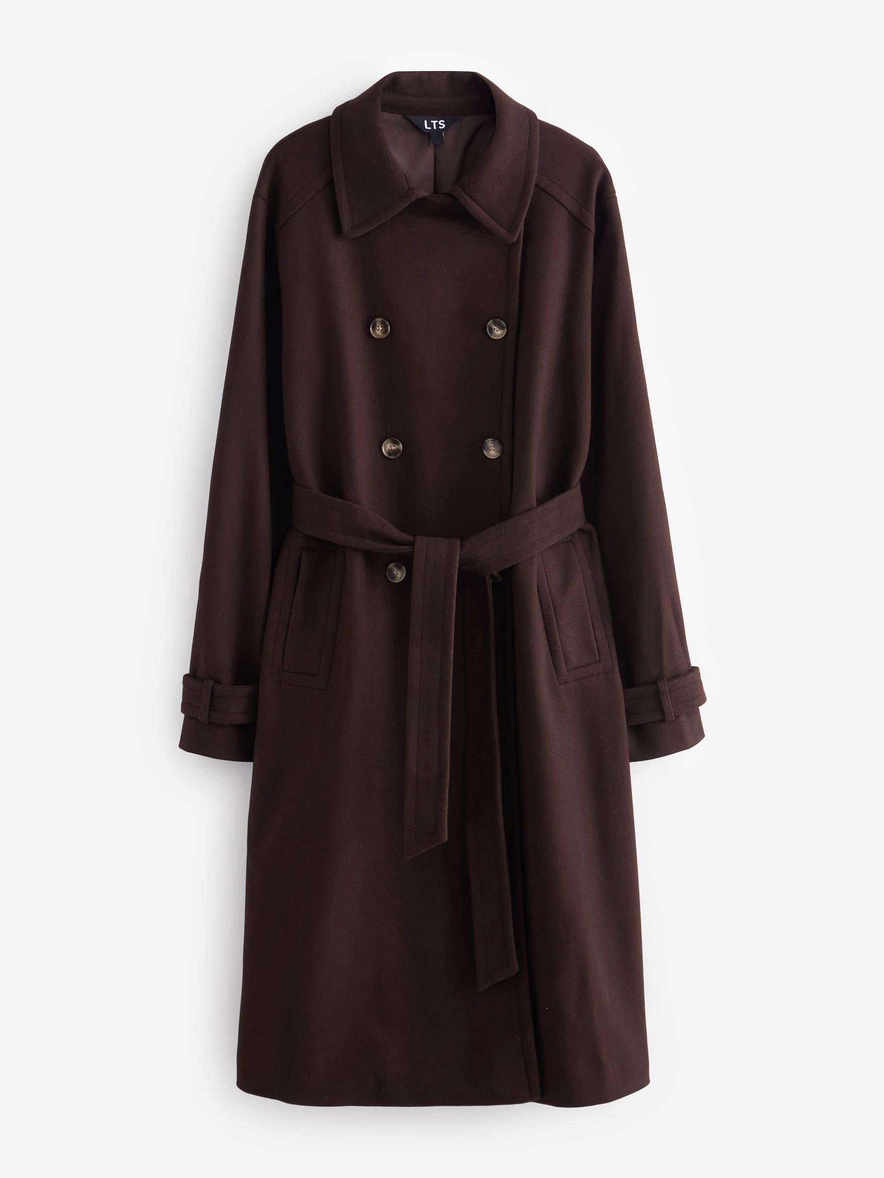 Buy Long Tall Sally Brown Formal Trench Coat from Next Luxembourg