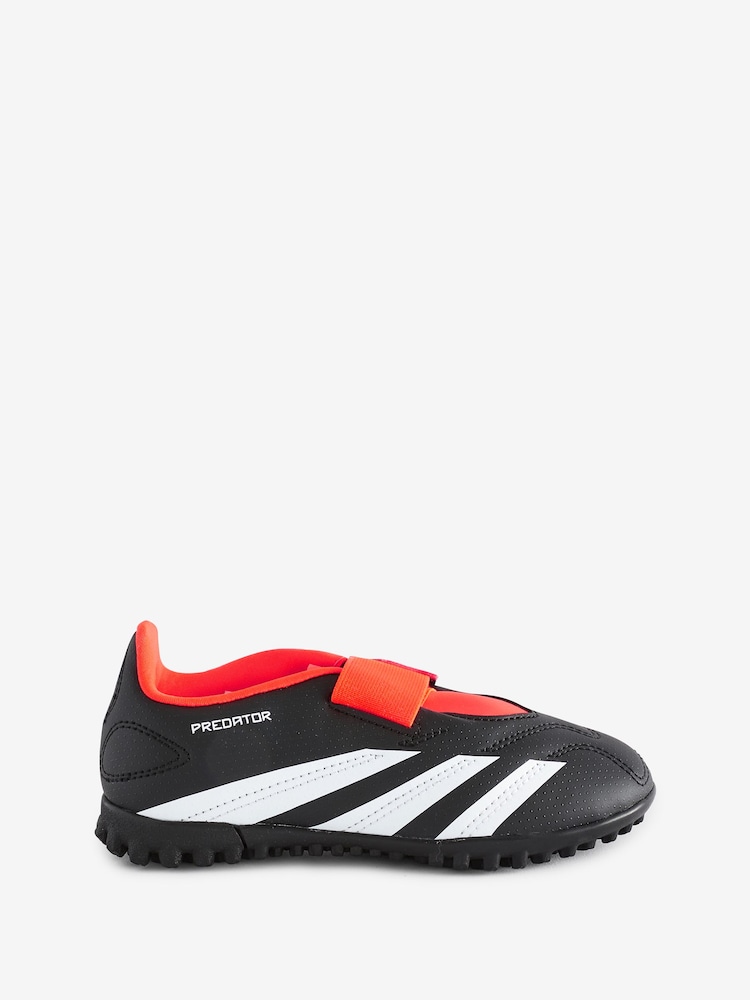 adidas – Football Predator 24 Club – Turfschuhe mit Klettverschluss, Schwarz - Bild 1 von 5