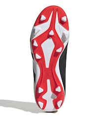 adidas red/black Predator Club Flexible Ground Football Boots - Image 7 of 9