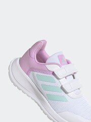 adidas White/Green/Pink Kids Sportswear Tensaur Run Trainers - Image 7 of 8