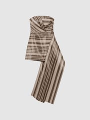 Acler Striped Strapless Mini Dress - Image 2 of 6