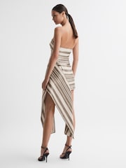 Acler Striped Strapless Mini Dress - Image 5 of 6