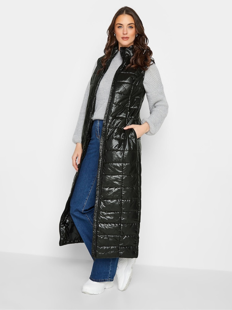Gilet puffer maxi lucios Long Tall Sally - Image 3 of 4