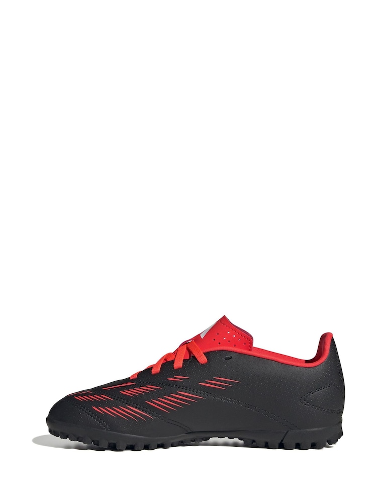 adidas Black Football Predator 24 Club Turf Kids Boots - Image 3 of 11
