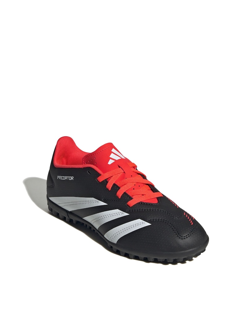 adidas Black Football Predator 24 Club Turf Kids Boots - Image 4 of 11