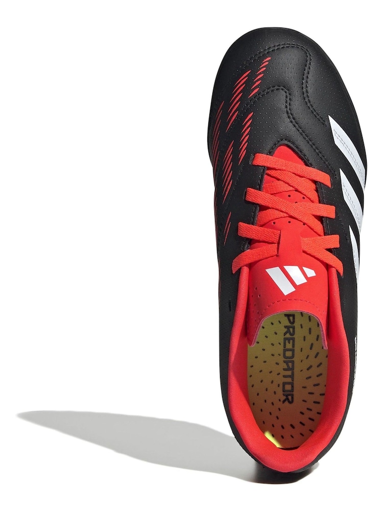 adidas Black Football Predator 24 Club Turf Kids Boots - Image 8 of 11