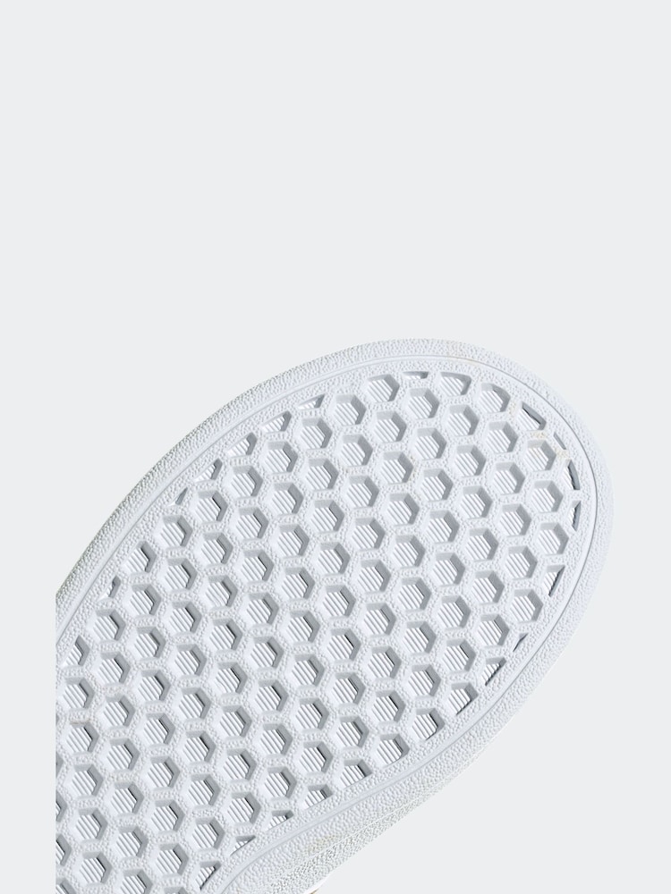 adidas White/Animal Grand Court Trainers - Image 9 of 9