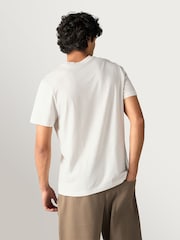 Moose Knuckles White Icebreak Logo T-Shirt - Image 2 of 6