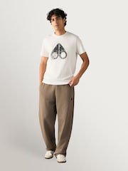 Moose Knuckles White Icebreak Logo T-Shirt - Image 3 of 6