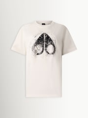 Moose Knuckles White Icebreak Logo T-Shirt - Image 5 of 6