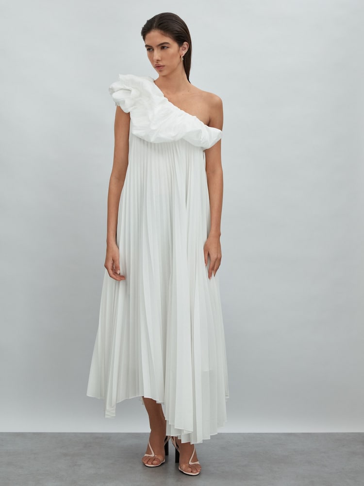 Acler One-Shoulder Asymmetric Midi Dress - Imagen 1 de 5 Acler One-Shoulder Asymmetric Midi Dress - Imagen 1 de 5
