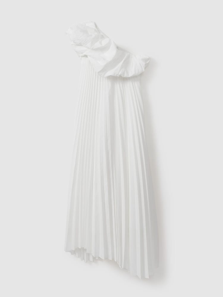 Acler One-Shoulder Asymmetric Midi Dress - Image 2 of 5