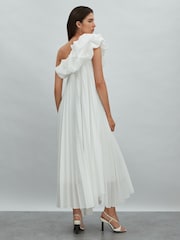 Acler One-Shoulder Asymmetric Midi Dress - Image 4 of 5