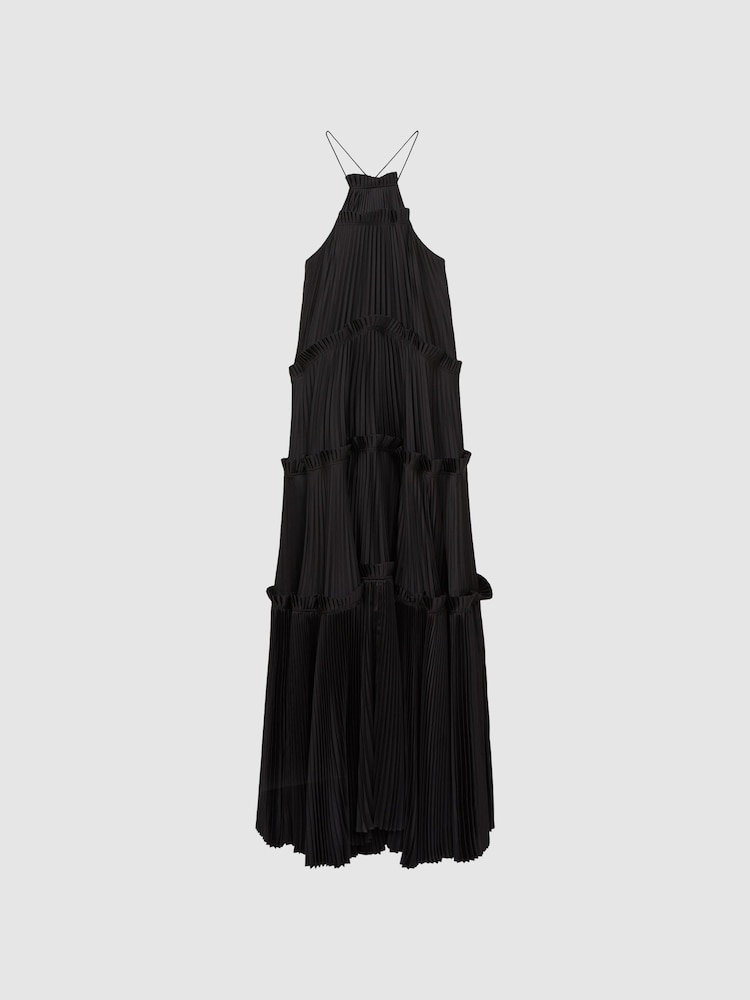 Acler Ruffle Halterneck Maxi Dress - Image 2 of 6