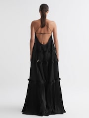 Acler Ruffle Halterneck Maxi Dress - Image 4 of 6