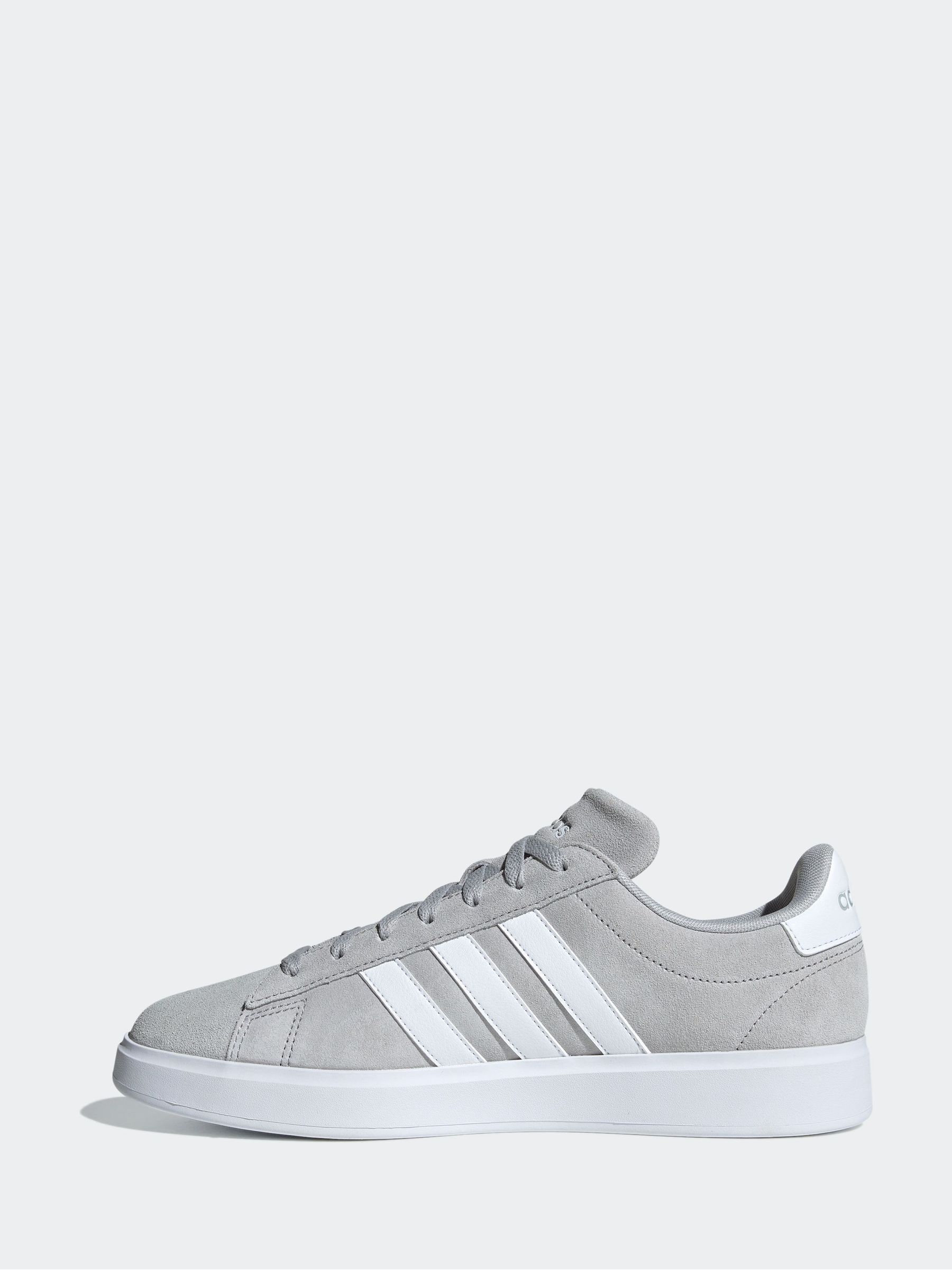 Buy adidas Grey Sportswear Grand Court 2.0 Trainers from Next Luxembourg