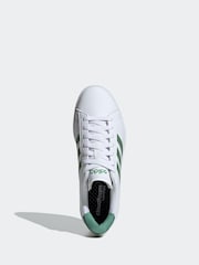 adidas Green White Sportswear Grand Court 2.0 Trainers - Image 4 of 7