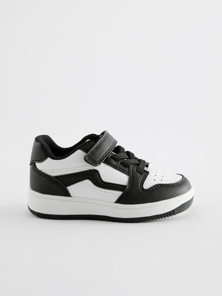 Black/White Lifestyle Trainers - Image 2 of 5