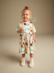 Multi Mickey Mouse Jersey Dress (3mths-7yrs) - Image 1 of 7