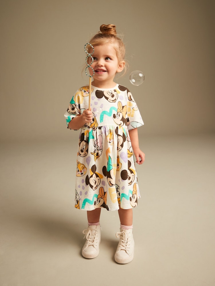 Multi Mickey Mouse Jersey Dress (3mths-7yrs) - Image 1 of 7