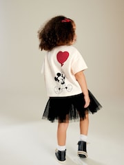 Black/White Minnie and Mickey Skirt Set (3mths-7yrs) - Image 3 of 8