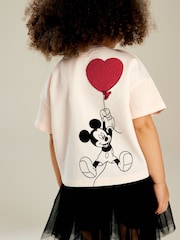 Black/White Minnie and Mickey Skirt Set (3mths-7yrs) - Image 4 of 8