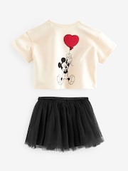 Black/White Minnie and Mickey Skirt Set (3mths-7yrs) - Image 5 of 8