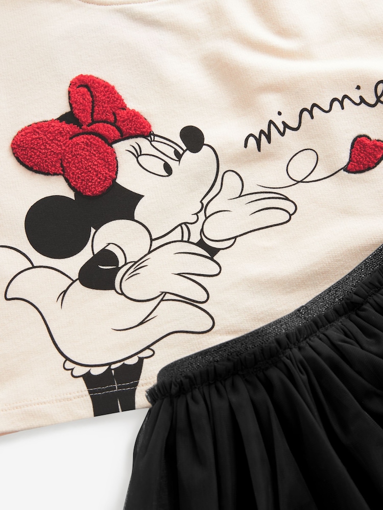 Black/White Minnie and Mickey Skirt Set (3mths-7yrs) - Image 8 of 8