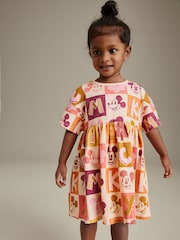 Orange Mickey Mouse Dress (3mths-7yrs) - Image 1 of 7