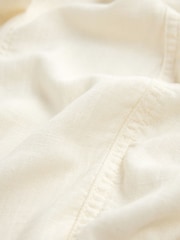 Ecru Linen Cargo Trousers - Image 6 of 6