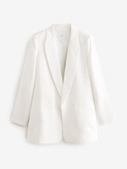 White Relaxed Blazer - Image 5 of 6